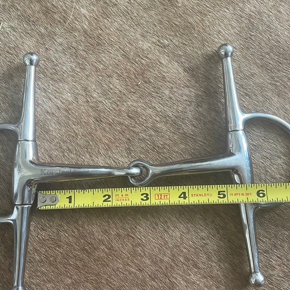 JP Korsteel Full Cheek Eggbutt Snaffle - Picture 3 of 5